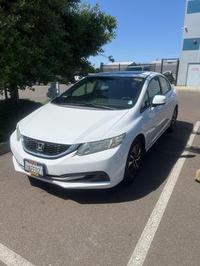 Taffeta White 2013 Honda Civic EX