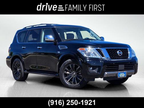 Super Black 2020 Nissan Armada Platinum 4WD