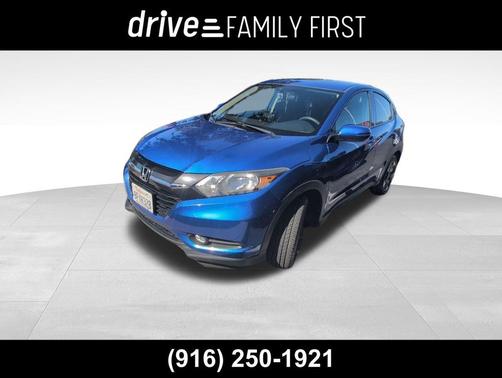 Aegean Blue Metallic 2018 Honda HR-V EX