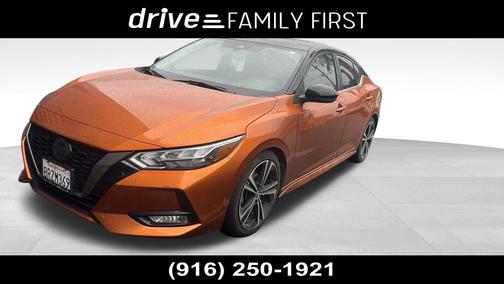 Monarch Orange/Super Black 2020 Nissan Sentra SR