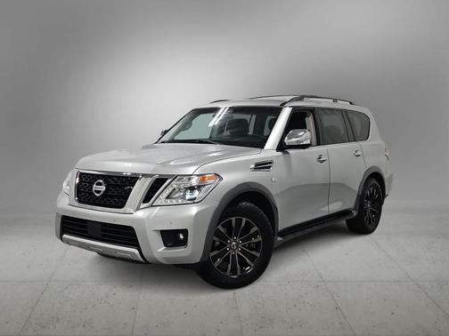 Brilliant Silver 2017 Nissan Armada Platinum