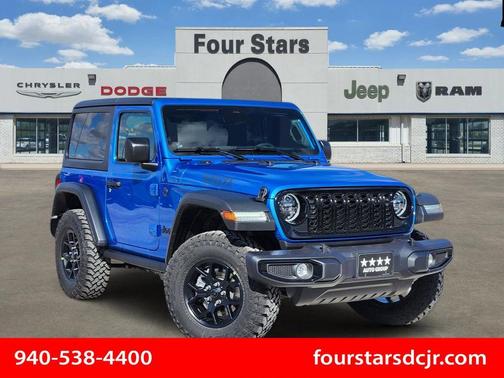 Hydro Blue Pearl 2026 Jeep Wrangler Sport
