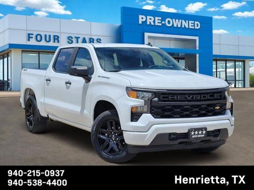 Summit White 2023 Chevrolet Silverado 1500 Custom