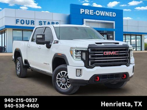 Summit White 2023 GMC Sierra 2500 AT4