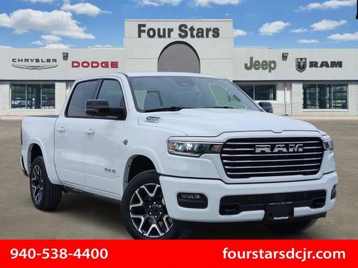 Bright White Clearcoat 2026 RAM 1500 Laramie