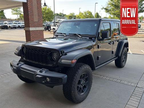Black Clearcoat 2024 Jeep Wrangler Willys