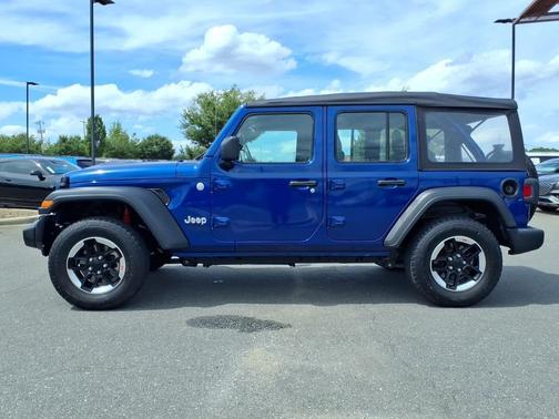 Ocean Blue Metallic Clearcoat 2019 Jeep Wrangler Unlimited Sport