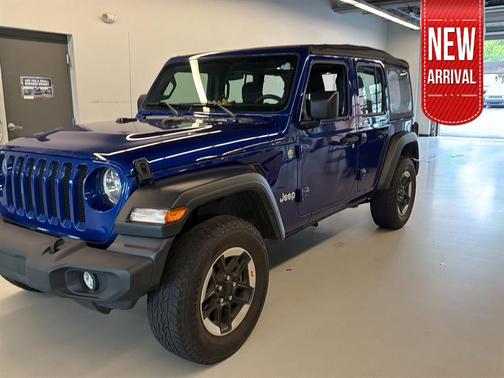 Ocean Blue Metallic Clearcoat 2019 Jeep Wrangler Unlimited Sport