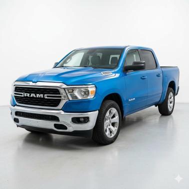 Hydro Blue Pearlcoat 2022 RAM 1500 Big Horn/Lone Star