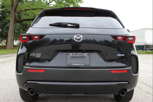 Jet Black Mica 2025 Mazda CX-50 Hybrid Premium Package