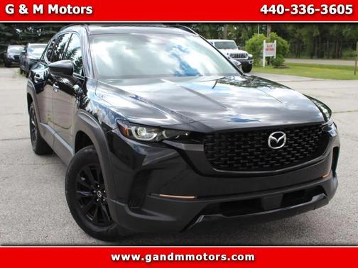 Jet Black Mica 2025 Mazda CX-50 Hybrid Premium Package