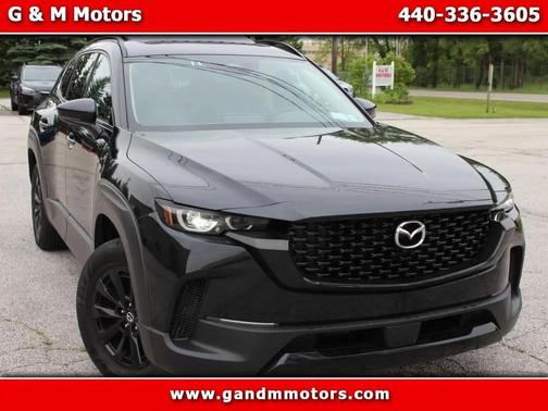 Jet Black Mica 2025 Mazda CX-50 Hybrid Premium Package