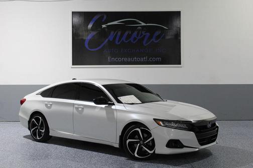 Platinum White Pearl 2022 Honda Accord Sport 1.5T Sedan