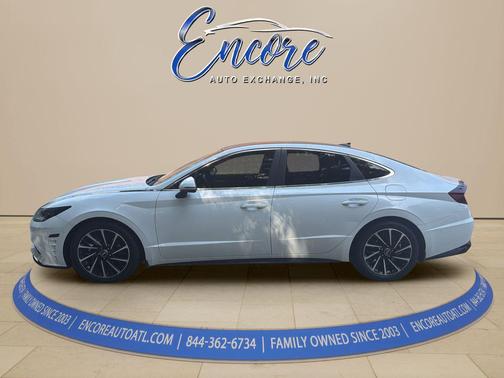 Quartz White 2021 Hyundai SONATA Limited