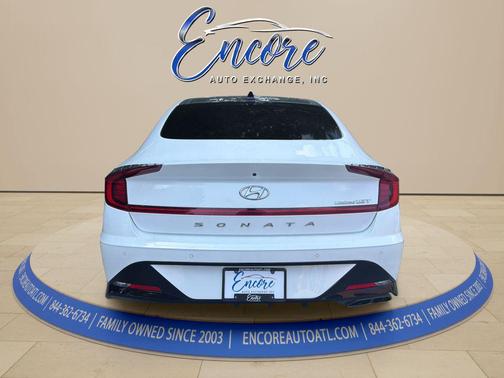 Quartz White 2021 Hyundai SONATA Limited
