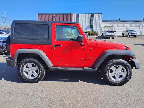 Red 2013 Jeep Wrangler Sport