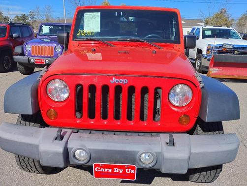 Red 2013 Jeep Wrangler Sport
