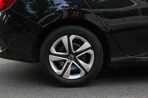 Black 2017 Honda Civic LX