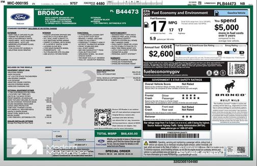 2023 Ford Bronco Wildtrak