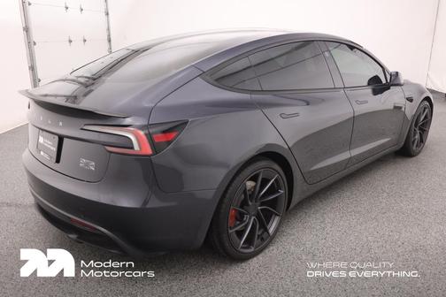 Stealth Grey 2025 Tesla Model 3 Performance