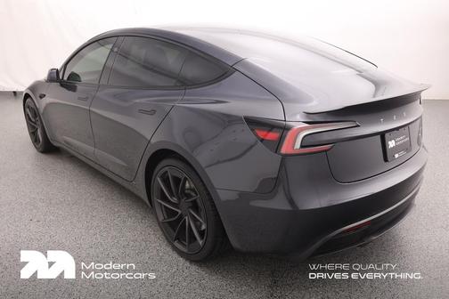 Stealth Grey 2025 Tesla Model 3 Performance