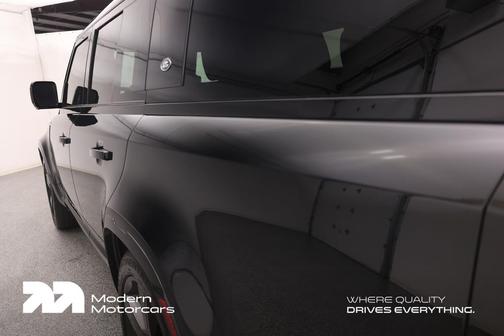 Santorini Black Metallic 2023 Land Rover Defender 130 X-Dynamic SE