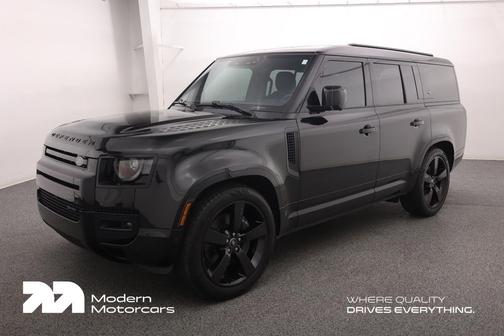 Santorini Black Metallic 2023 Land Rover Defender 130 X-Dynamic SE