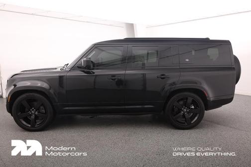 Santorini Black Metallic 2023 Land Rover Defender 130 X-Dynamic SE