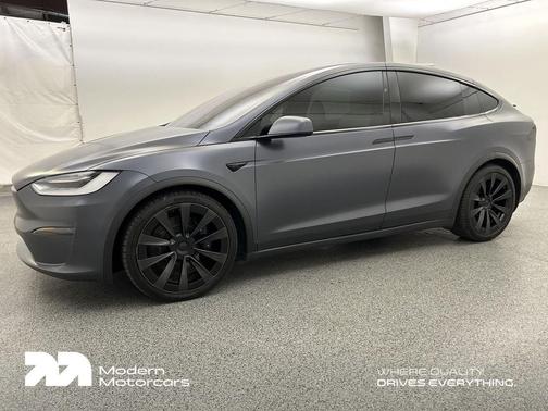 Midnight Silver Metallic 2022 Tesla Model X Plaid Tri Motor All-Wheel Drive