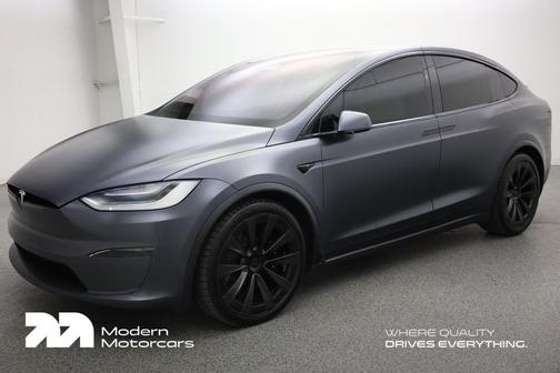 Midnight Silver Metallic 2022 Tesla Model X Plaid Tri Motor All-Wheel Drive