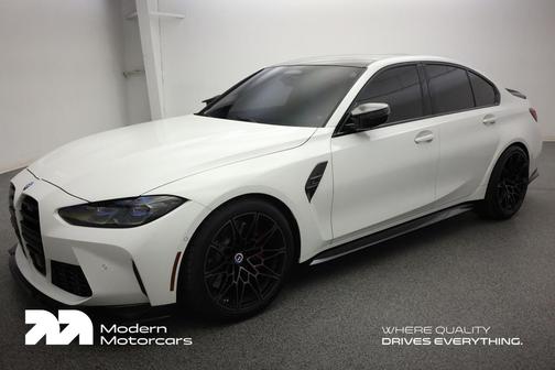 Alpine White 2023 BMW M3 Competition xDrive