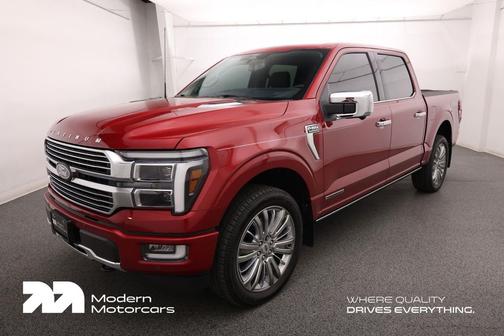 Rapid Red Metallic Tinted Clearcoat 2025 Ford F-150 Platinum