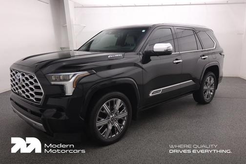 Midnight Black Metallic 2024 Toyota Sequoia Capstone