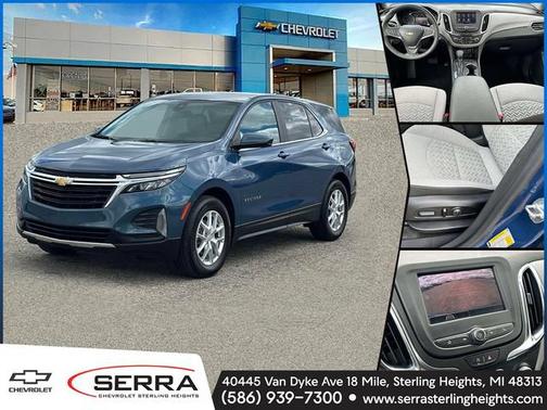Lakeshore Blue Metallic 2024 Chevrolet Equinox LT