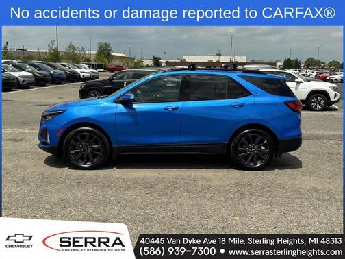Riptide Blue Metallic 2024 Chevrolet Equinox RS