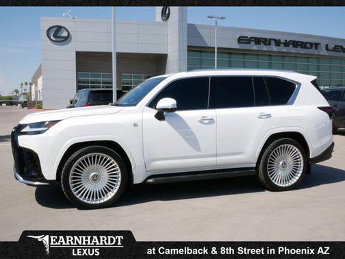 Ultra White 2025 Lexus LX 700h F SPORT SUV