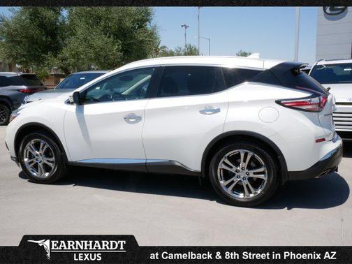 Pearl White 2018 Nissan Murano Platinum