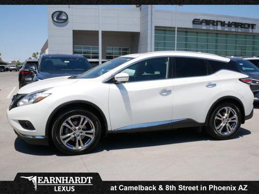Pearl White 2018 Nissan Murano Platinum
