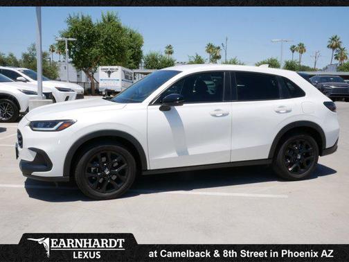 Platinum White Pearl 2023 Honda HR-V 2WD Sport