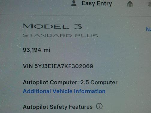 2019 Tesla Model 3 Standard Range Plus