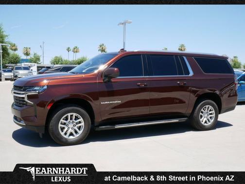 Auburn Metallic 2022 Chevrolet Suburban LT
