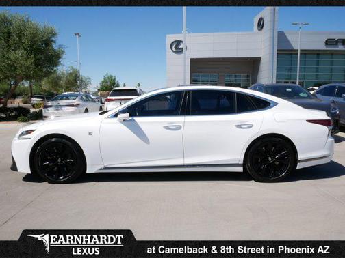 Ultra White 2018 Lexus LS 500 F Sport