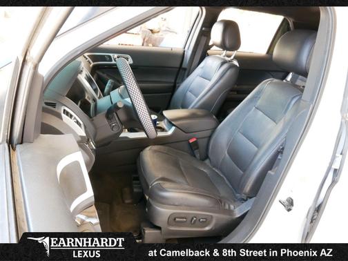 White Platinum Metallic Tri-Coat 2015 Ford Explorer Limited