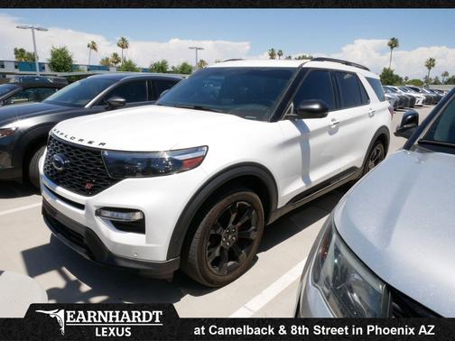Star White Metallic Tri-Coat 2020 Ford Explorer ST