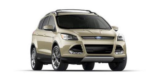 White Platinum Tricoat 2013 Ford Escape Titanium