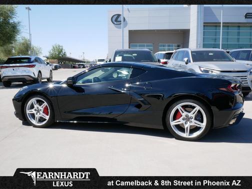 Black 2025 Chevrolet Corvette Stingray w/1LT