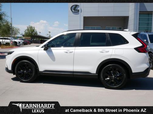 Platinum White Pearl 2026 Honda CR-V Hybrid Sport Touring AWD