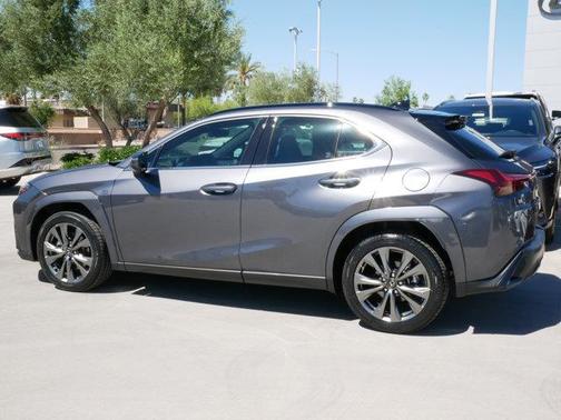 Cloudburst Gray with Obsidian Roof 2023 Lexus UX 250h F Sport