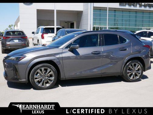 Cloudburst Gray with Obsidian Roof 2023 Lexus UX 250h F Sport