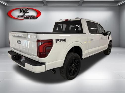 Star White Metallic Tri-Coat 2025 Ford F-150 Platinum